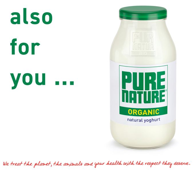 Pur Nature organic yoghurt, fromage frais and churned butter